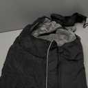 Yoofoss Winter Stroller Cover - Universal Toddler Footmuff, Water Resistant Coral Baby Stroller Bunting Sleeping Bag (41"L x 18"W, Dark Black)