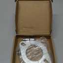 2-1/4 inch Split Flange Repair Kit, 2 Bolt 2.25"/57mm Exhaust Flange Flat Oval Split Flange Repair Replacement Kit, Pack of 2
