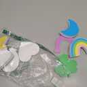 9Pcs St. Patrick's Day Tiered Tray Decor Lucky Charms Wooden Signs Saint Patty's Day Shamrock Wood Centerpiece Table Decoration for Irish Blessing Clover Farmhouse Baby Shower Home Holiday Party Decor