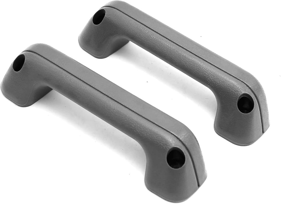 Armrest Door Pull Handle Gray 80940-15G00, Replacement for Nissan Navara Hardbody D21 D22 1986-1997 Replacement for Frontier Datsun 720 Interior Gray Door Grab Handle (2)