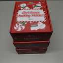 3 x Kalolary Christmas Stocking Holders Set of 4,Christmas Stocking Hanger for Mantle Fireplace Stocking Holder Xmas Stocking Hooks for Mantle Counter Tables Window Fireplace Mantle Christmas Party Decors