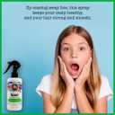SoCozy Boo Lice Scaring Spray For Kids Hair, Effective Lice Treatment (8 Fl Oz) Clinically Proven to Repel Lice, Conditioning Spray with Tea Tree Oil, Rosemary Oil & Keratin, Paraben & Sulfate Free