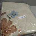 KIMODE Anti Fatigue Kitchen Mat for Floor, Farmhouse Floral Kitchen Rugs Sets of 2, Kitchen Floor Mats Non-Slip, Cushioned Standing Mat for Sink, Laundry, Desk, Home White 17"x47"+17"x29"