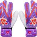 WVVOU Goalkeeper Gloves for Kids Youth, Soccer Goalie Gloves with Double Protection, Anti-Slip Soccer Gloves, Super Grip