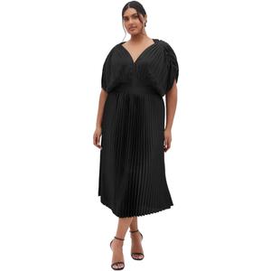 City Chic Women's Plus Size Cocktail Dress - Henley Midi,24