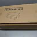 Jamdok 4Inch Narrow Twin Floor Mattress,3-Layer Structure Cot Mattress Topper,Gel Memory Foam,Removable Thickened Cover,Portable Roll Up Sleep Pad(75X30X4)