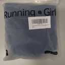 RUNNING GIRL Sports Bras for Women, Medium-High Impact Running Strappy Sports Bra with Removable Pads (Blue, XL)