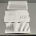 Bread Slicer for Homemade Bread, Bread Slicing Guide Adjustable Width, 3 Thickness Options with Crumb Tray, Foldable Slicer Guide, Compact Bread Cutting Guide For Homemade Bread, Bagels, Sandwich