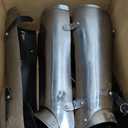 ANTIQUECOLLECTION Articulated Greaves Set Leg Armour Medieval Cosplay
