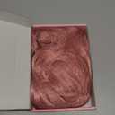 Pink Wig - Long Pink Wavy Wigs for Women Middle Part Pastel Pink 26 inch Natural Curly Synthetic Wig Heat Resistant Fiber Wigs for Daily Party Use