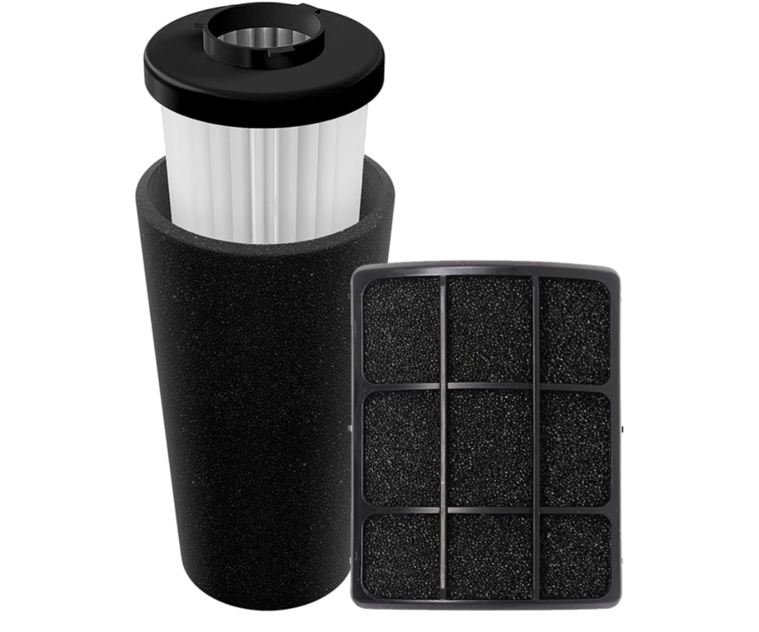 Replacement Pre Motor Odor Trapping Filter F112 and Exhaust Filter F111 Compatible with Dirt Devil Upright Bagless Vacuum Cleaners,2Pack