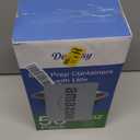 Dealusy 50 Pack (100-Piece) 24 oz Meal Prep Containers Reusable with Lids, Sturdy Leakproof & Food Safe, Microwave, Freezer, Dishwasher Safe Prep Containers, To Go Take Out Plastic Food Storage