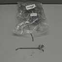 50 Pcs Pegboard Hooks 6 Inch, Heavy Duty Peg Hooks, Metal Shelving Hooks fits 1/4 and 1/8" Pegboard Garage Storage Organizer