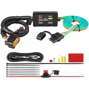 Oyviny 4 Way Trailer Wiring Harness 56420 Fits for Hyundai 2019-2023 Santa Fe, 2022-2024 Santa Cruz, 2020-2022 Palisade, for Kia 2020-2022 Telluride, 2022-2024 Carnival, Factory Tow Package Required