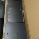 SUPERJARE TV Stand for 65 Inch TV, Entertainment Center with Adjustable Shelf, TV Console with 2 Cabinets, Media Console, Solid Wood Feet, 4 Cord Holes, for Living Room, Black (53.9")