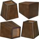 Wood Bed Risers (4 inch Pyramid)