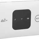 Unlocked 4G LTE Mobile WiFi Router with SIM Card Slot for Global Travel (Not for Americas Except) | 150Mbps Portable Hotspot Device, Mini Wireless Internet Modem for Camping, Vacation Homes