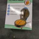 HeHoGoGo Mini Electric Omelet Maker Non-Stick Frittata Maker Dessert Maker Stainless Steel