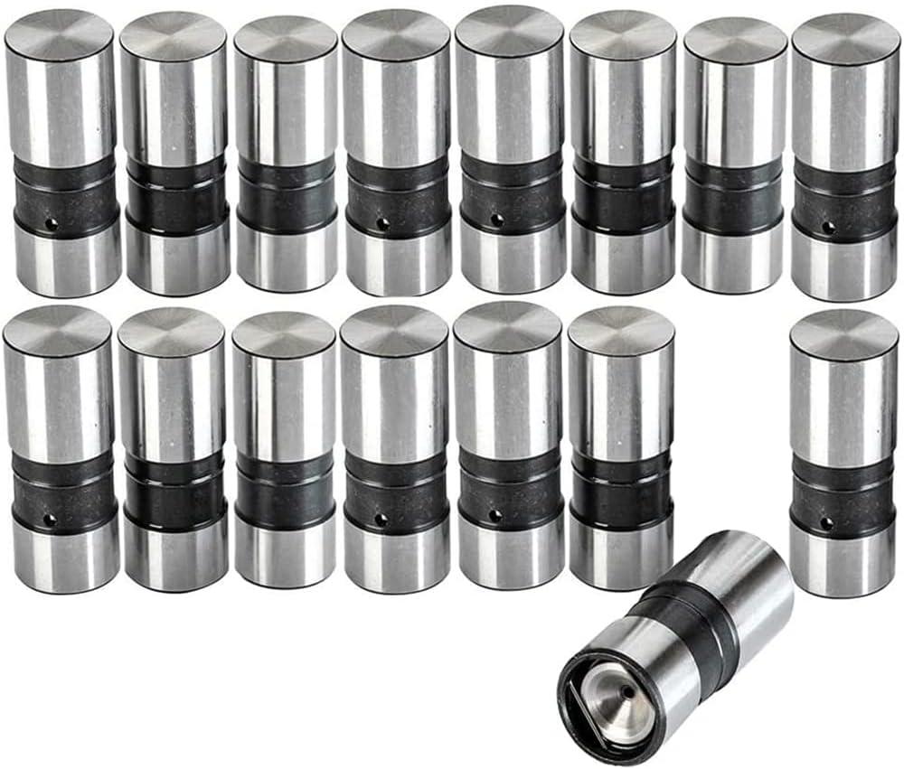 16pcs Hydraulic Flat Tappet Lifters for Chevrolet Small Black Chevy SBC 283 307 327 350 396 400 427 454