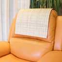 Non Slip Headrest Cover for Recliner Chair, Velvet Printed Lazy Boy Recliner Headrest Cover, Furniture Headrest Protector for Office Chair Theater Seat and Sofa,Stripes