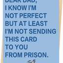 3 x Funny Fathers Day Card for Dad, Father's Day Card Gifts from Daughter Son, Personalized Fathers Day Gift