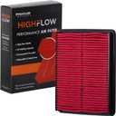 HIGHFLOW High Performance, Pre-Oiled Disposable Engine Air Filter PA6320X | Fits 2013-2016 Hyundai Santa Fe Sport, 2013-2018 Santa Fe, 2014-2015 Kia Sorento, 2013-2019 Hyundai Santa Fe XL