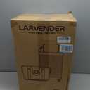 LARVENDER Expandable Carry on Luggage Suitcase with Wheels, Cotton Candy, 3 Piece Set