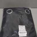 NICETOWN Pitch Black Solid Thermal Insulated Grommet Blackout Curtains/Drapes for Bedroom Window (2 Panels, 42 inches Wide by 63 inches Long, Black)