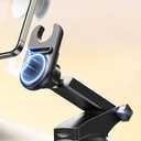 Universal Socket Dashboard Car Mount Works with PopSockets, Magnetic Socket Phone Holders for Dashboard Windshield, Hands Free Car Phone Mount Fits All Phones with Pop Grip Ring Holders-Black