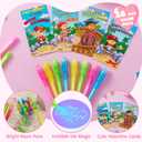 JOYIN 28Pcs Valentines Day Invisible Ink Pens with Cards, Stationery Gift Set for Kids with Light for Classroom Exchange Gift, Classroom Prizes, Party Favors