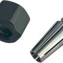 #14-46-0166 1/4" Collet and Nut Assembly Kit 2485-20 & 2486-20 Die Grinders #48-68-0031 48-66-0974 1/4 Inch Collet Nut and Collet Quality Durable New Replacement Parts