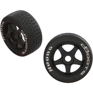 ARRMA Dboots Hoons 42/100 2.9 Belted Rc Tires with Foam Inserts, Mounted On 5-Spoke Black Wheels (Set of 2): ARA55062 ARRMA Dboots Hoons 42/100 2.9 Belted Rc Tires with Foam Inserts, Mounted On 5-Spoke Black Wheels (Set of 2): ARA55062