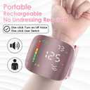 Wrist Blood Pressure Monitors for Home Use with Curved Screen, Rechargeable Bp Machine, One-Button Switch Voice and User, Easy to Use, 5.31-9.25inch Bp Cuff, with Storage Case Bp Monitor