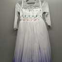 JerrisApparel Girl Princess Costume Snow Party Dress Halloween Cosplay Dress up 120