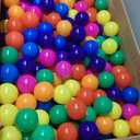VivaVolt Ball Pit Balls for Toddlers 50 100 200 500 - Safe Phthalate Free BPA Free Balls for Ball Pit, Bright Colors Crush Proof Plastic Balls, 2.2 Inch for Baby Ball Pit, Playhouse, Playpen Tunnel