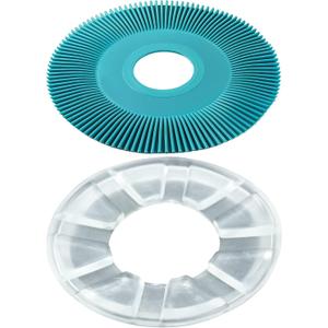 Funmit K12896 Pool Cleaner Pleated Seal K12894 K12895 Replacement and K12059 Clear Foot Pad Disc Replacement for Pentair Kreepy Krauly Vac Automatic Pool Cleaner 360040 360042
