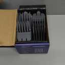 Clipper Guards for Wahl 10 12 14 16 18 20 Hair Clipper Guards 6pcs Extra Long Clipper Guard Attachments 2.5 Inch Clipper Guides Multiple Sizes Universal 2.5", 2.25", 2", 1.75", 1.5", 1.25" (Gray)