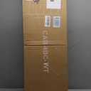 4 Drawers Dresser for Bedroom Fabric Storage Tower with Wooden Top, 11.8"D x 17.7"W x 37.4"H