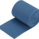 MECCANIXITY Twill Wide Elastic Band Double-Side 2.8 Inch Flat 2 Yard Woven Elastic Band Knit Elastic Spool Heavy Stretch Strap Denim Blue for Sewing, Waistband