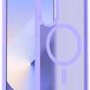 Case for Galaxy S25 Edge,Military Grade Drop Protection Slim Matte Shockproof Anti-Slip with Wireless Charging Phone Case for Samsung Galaxy S25 Edge 5G,6.7 inch 2025 (Light Purple)
