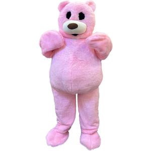 Dress Up Big Bear Mascot Costume,Dancing Bear Fancy Dress,Giant Plush Teddy Bear Wearable Animal Character Cosplay,Adults Size for Women
