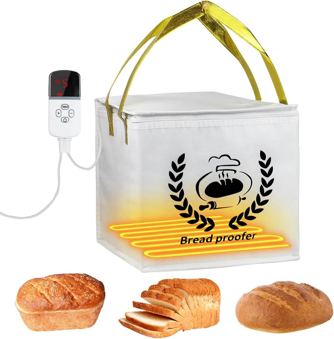 Dough Proofer Heating Pad with Warming Box, Winter Sourdough Bread Proofing Warmer Box, for Bread Making,Sourdough Warmer,Yogurt