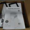 Masupu Rattan Nightstand,Modern Boho Farmhouse Wood Bedside Table with Storage Drawer and Open Shelf,Small Black Frame Side End Table for Bedroom,Living Room,Office (Walnut) (Normal Size)