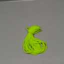 MECCANIXITY Rubber Cord Tube 33ft(10 m) 3mm Dia 1.5mm Hole Yellow Green Hollow Tubing for DIY Craft Beading Necklaces Bracelet