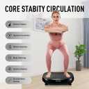 EILISON Glory Vibration Plate Exercise Machine - Lymphatic Drainage Whole Body Workout Vibration Platform 99 Adjustable Speeds Power Shaping Vibrating Plate, Weight Loss, 350 lbs