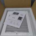 Electric Wall Heater CSC152TW Complete Unit wiht Adjustable Thermostat, Wall Mounted Electric Heater for Indoor Use, Fast Heating, 5120/3840 BTU, 240/208 Volt, 1500/1125 Watt, White