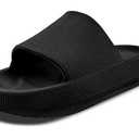 Cloud Slippers For Women and Men, Massage Shower Bathroom EVA Non-Slip Quick Drying House Slippers for Women and Men, 6-7 Women/4.5-5.5 Men