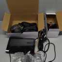 4 Wired Backup Camera System Dash Cam with 9" HD Touch DVR Recording IPS Quad Split Monitor, 64GB 1080P Vibration-Proof IP69K Waterproof IR Night Vision 4 Front Side Rear Camera for Truck/RV/Trailer