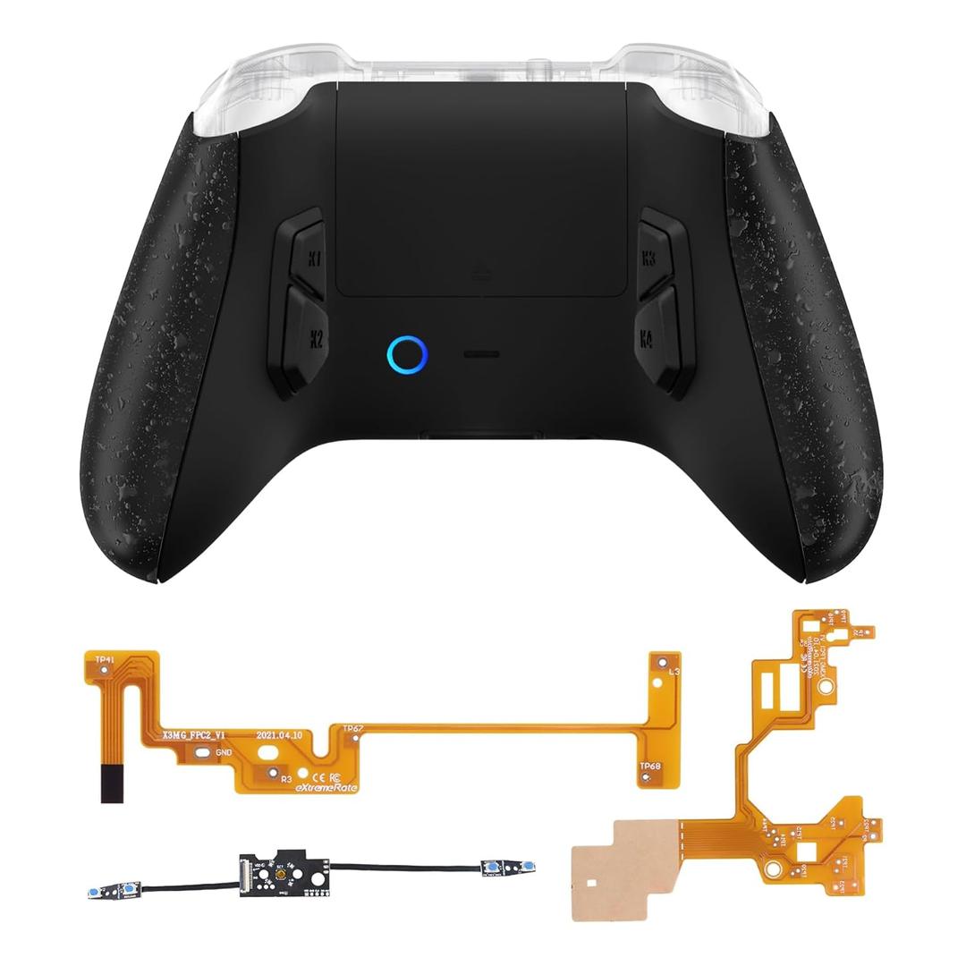 eXtremeRate Victor X Remap Kit for Xbox Series X/S, 6 Profiles & Textured Black Redesigned Back Shell & Side Rails & 4 Back Buttons for Xbox Core Controller - Controller NOT Included