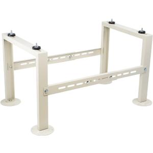 Yarssihha Mini Split Stand for 9000-36000 BTU Air Conditioner Condenser, Outdoor Adjustable Heat Pump Stand, Heavy Duty Ground Stand